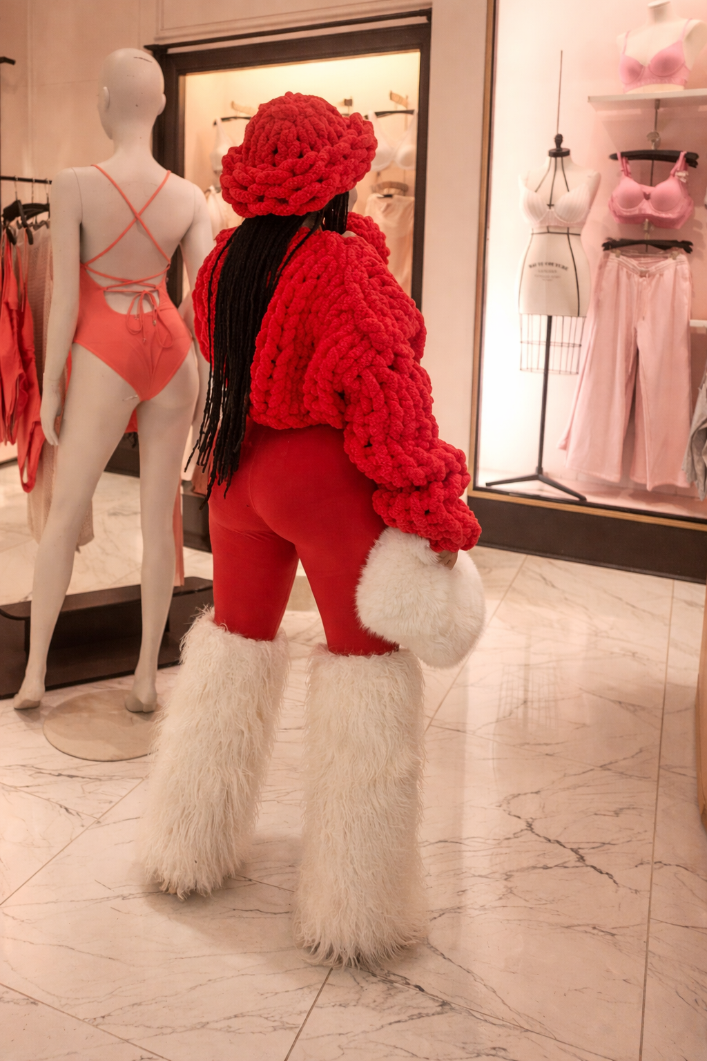 Chunky Knit Crop Sweater Set