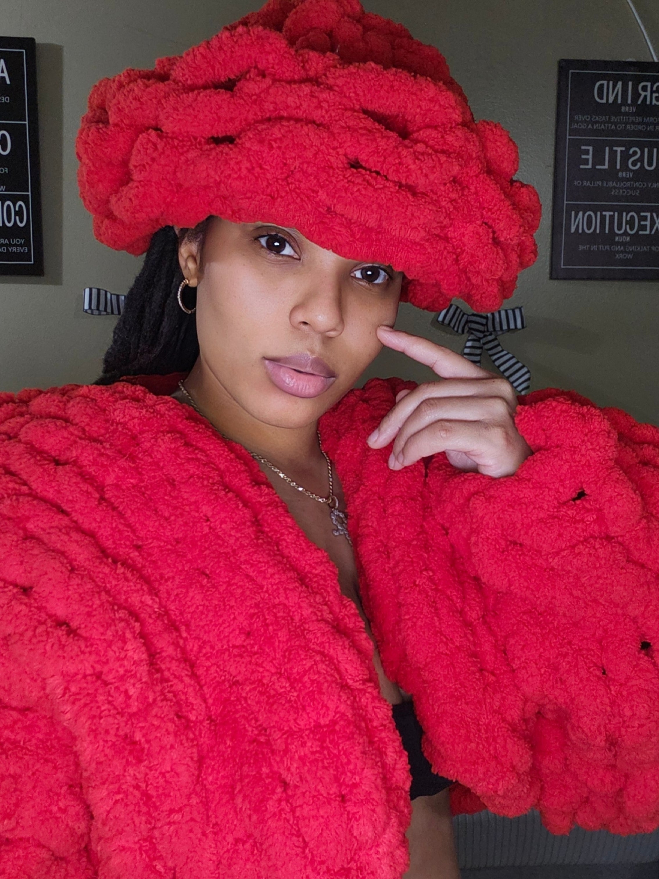 Chunky Knit Bucket Hat