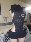 Chunky Knitted Romper