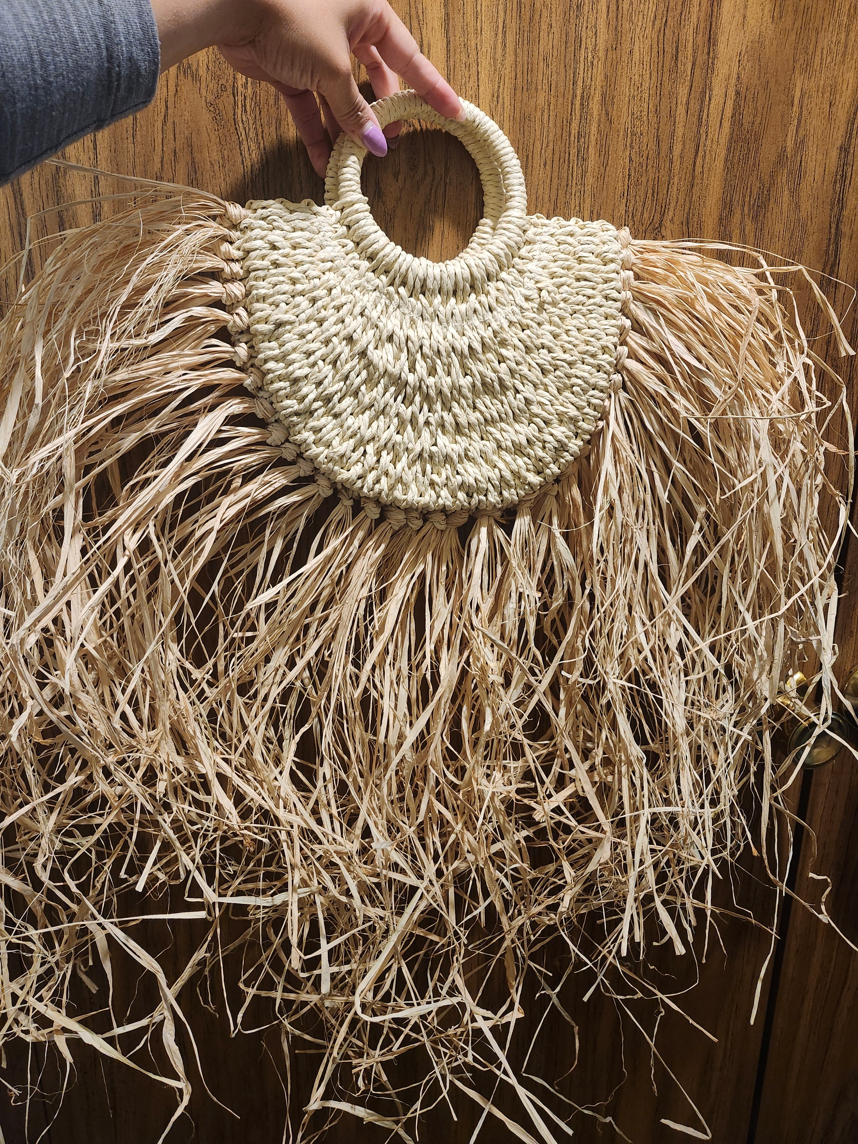 Raff Straw Bag