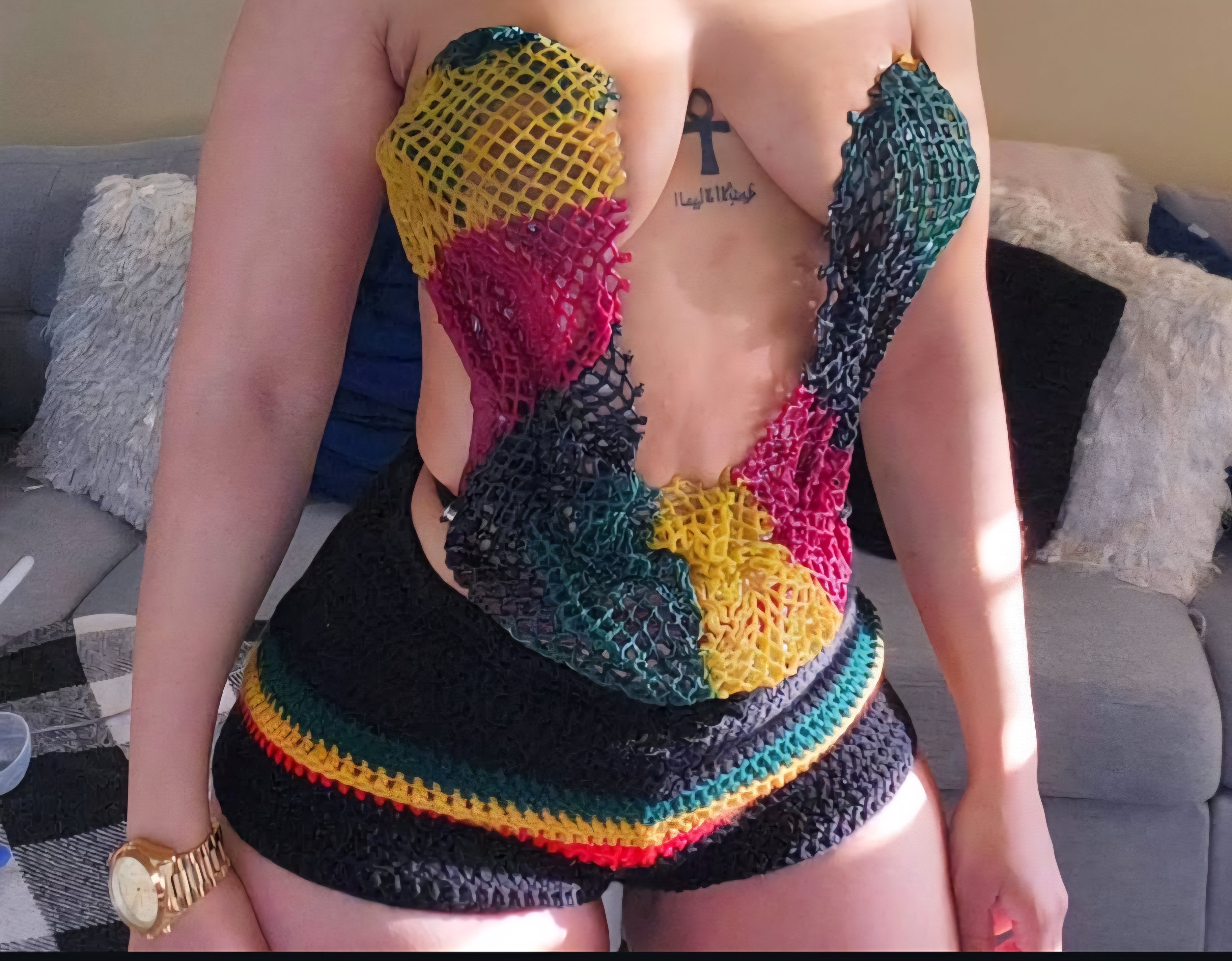 Rasta Corset Top
