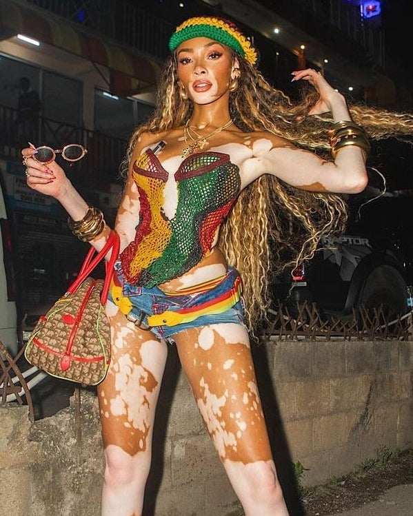 Double Bust Rasta Corset